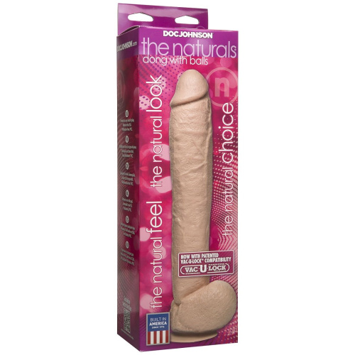 Фаллоимитатор большого размера The Naturals Vac-U-Lock Removable Suction Cup 12 Dong with Balls - 29,5 см. фото 3 Фаллоимитатор большого размера The Naturals Vac-U-Lock Removable Suction Cup 12 Dong with Balls - 29,5 см. фото 3