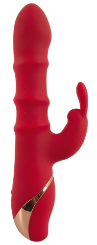 Красный вибратор-кролик с 3 подвижными кольцами Rabbit Vibrator with 3 Moving Rings - 23,7 см. фото 5 Красный вибратор-кролик с 3 подвижными кольцами Rabbit Vibrator with 3 Moving Rings - 23,7 см. фото 5