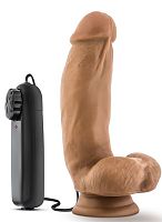 Смуглый вибратор MMA Fighter - 17,8 см.