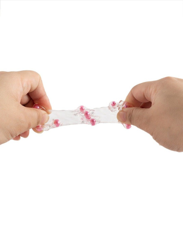 Прозрачная сквозная насадка на пенис с цветными шариками фото 5 Прозрачная сквозная насадка на пенис с цветными шариками фото 5