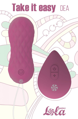 Фиолетовые вагинальные виброшарики Dea с пультом ДУ фото 2
