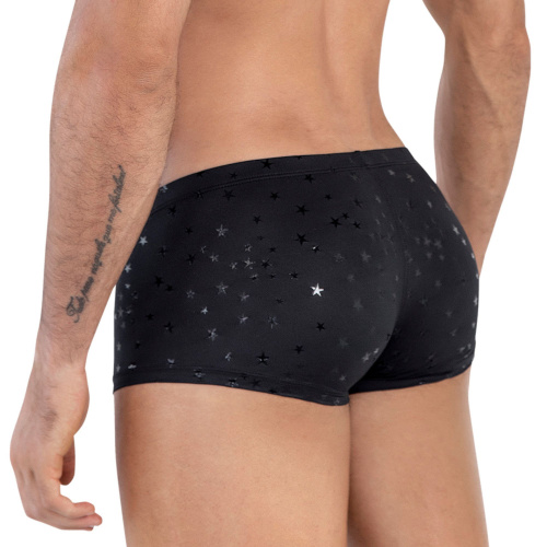 Черные трусы-хипсы со звездочками Illusion Latin Boxer фото 3