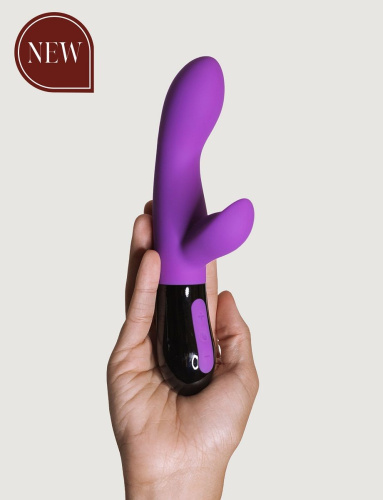 Фиолетовый вибратор-кролик Gaia 2.0 - 20,4 см. фото 2 Фиолетовый вибратор-кролик Gaia 2.0 - 20,4 см. фото 2