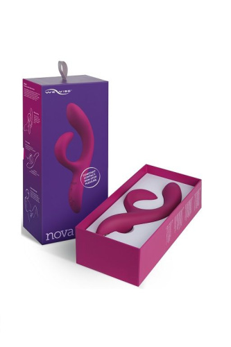 Фиолетовый вибратор-кролик We-Vibe Nova 2 - 20,5 см. фото 9