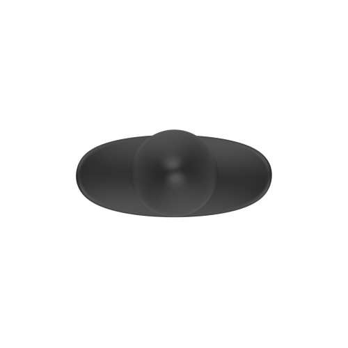 Черная анальная вибропробка Anal Vibrator с пультом ДУ - 13,5 см. фото 4