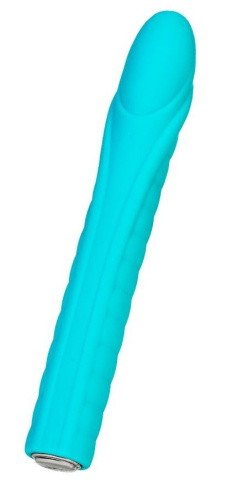 Бирюзовый вибратор Nalone Dixie - 16,7 см. Бирюзовый вибратор Nalone Dixie - 16,7 см.