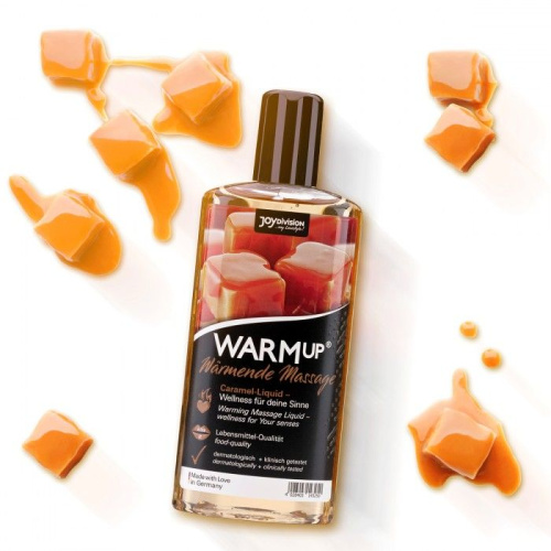 Разогревающее масло WARMup Caramel - 150 мл. фото 2