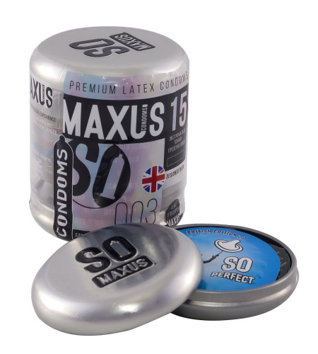 Экстремально тонкие презервативы MAXUS Extreme Thin - 15 шт. фото 2