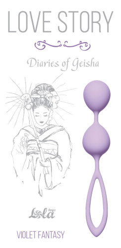 Сиреневые вагинальные шарики Diaries of a Geisha фото 2