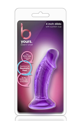 Фиолетовый фаллоимитатор на присоске SWEET N SMALL 4INCH DILDO - 11,4 см. фото 3 Фиолетовый фаллоимитатор на присоске SWEET N SMALL 4INCH DILDO - 11,4 см. фото 3