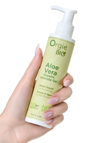 Органический интимный гель ORGIE Bio Aloe Vera с экстрактом алоэ вера - 100 мл. фото 4