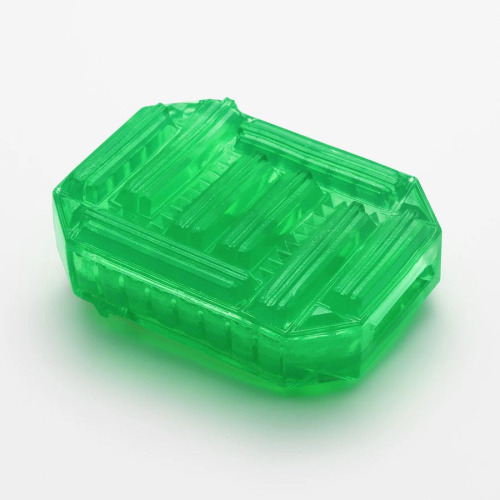 Зеленый мастурбатор-стимулятор Tenga Uni Emerald фото 2