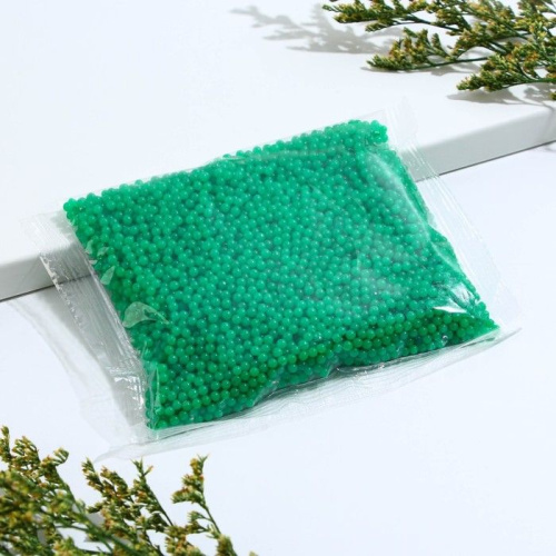 Зеленый гидрогель для цветов (100 гр.) фото 2