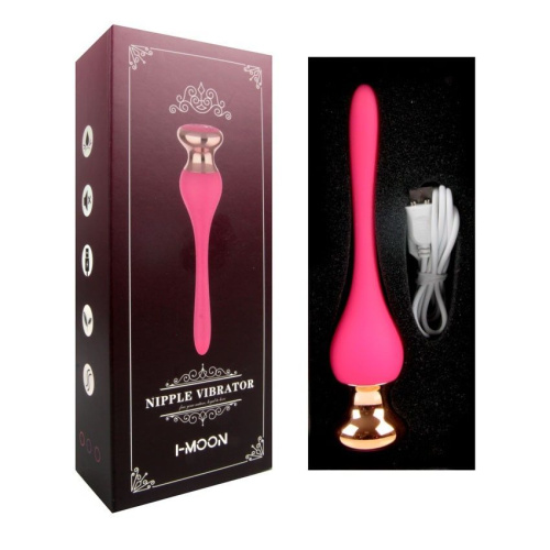 Розовый вибромассажер Nipple Vibrator - 14,5 см. фото 4