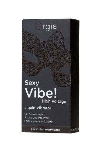 Гель для массажа ORGIE Sexy Vibe High Voltage с эффектом вибрации - 15 мл. фото 6