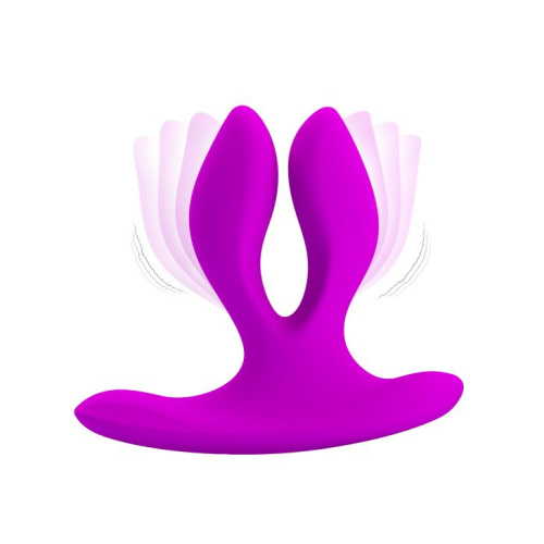 Универсальный вибромассажер для пар Magic Fingers U с пультом ДУ фото 5