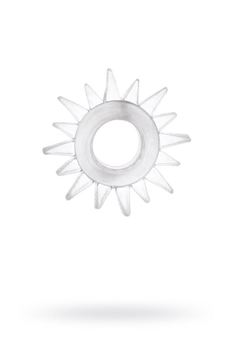Прозрачное гелевое эрекционное кольцо-солнце фото 2