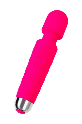 Розовый жезловый вибратор Peony - 20,5 см. фото 4