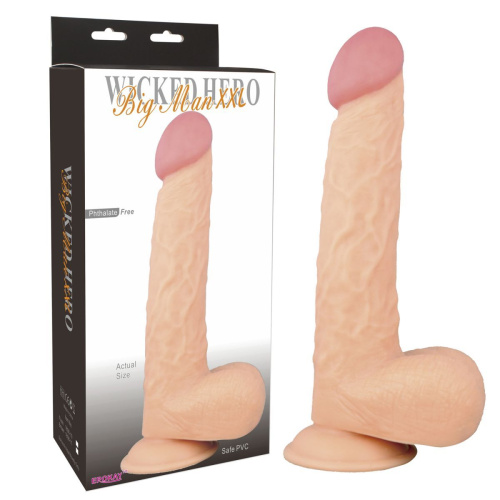 Реалистичный телесный фаллоимитатор Big Man XXL - 20 см. фото 2 Реалистичный телесный фаллоимитатор Big Man XXL - 20 см. фото 2