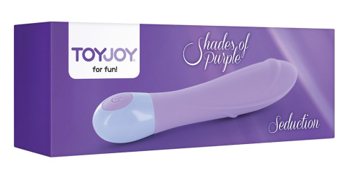 Сиреневый вибратор SEDUCTION MEDIUM PURPLE - 17 см. фото 2