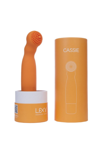 Оранжевый вибратор Cassie с усиками - 17 см. фото 2 Оранжевый вибратор Cassie с усиками - 17 см. фото 2