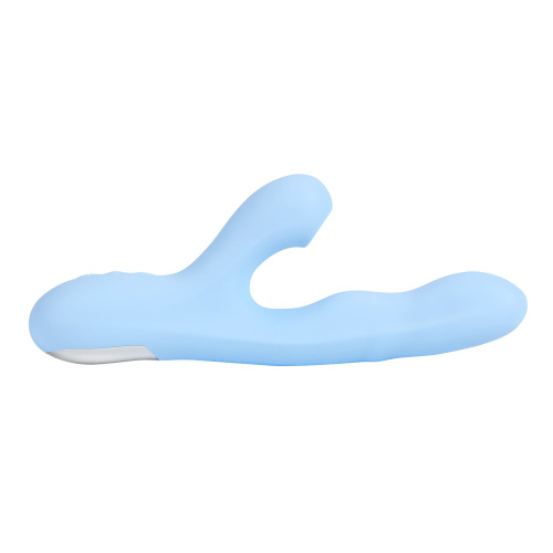 Голубой вибратор с ротацией и вакуумной стимуляцией BeYourLover Rosubi фото 4