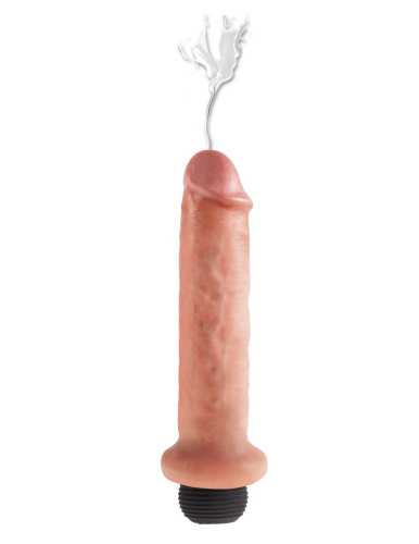Фаллоимитатор с имитацией семяизвержения 7  Squirting Cock - 21,6 см. фото 2