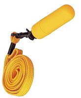 Оранжевая вибропуля на ремешке - 5,5 см.