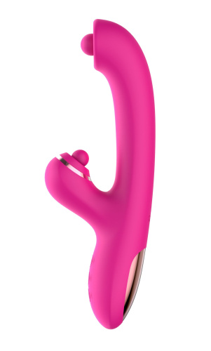 Розовый вибратор-кролик с усиленной стимуляцией точки G фото 2