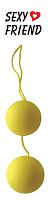 Желтые вагинальные шарики BALLS