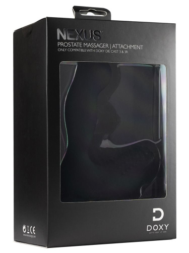 Черная насадка на вибратор Doxy для массажа простаты Prostate Massager фото 4 Черная насадка на вибратор Doxy для массажа простаты Prostate Massager фото 4