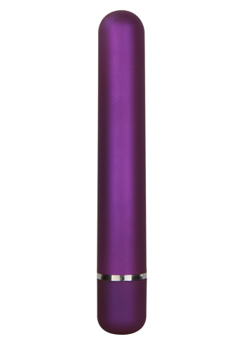 Фиолетовый классический вибратор GYRATING VIBRATOR - 18 см.