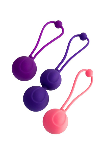 Набор из 3 вагинальных шариков BLOOM разного цвета фото 2
