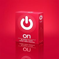 Супертонкие презервативы ON) Super Thin - 3 шт.