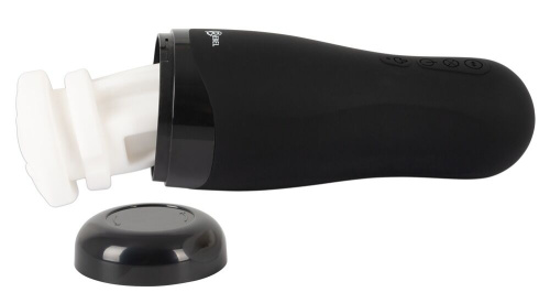 Черный вибромастурбатор с подогревом Masturbator with 3 Functions фото 4