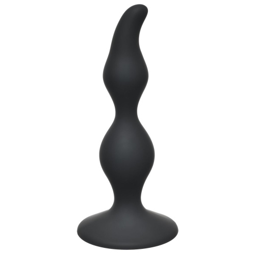Чёрная анальная пробка Curved Anal Plug Black - 12,5 см. Чёрная анальная пробка Curved Anal Plug Black - 12,5 см.