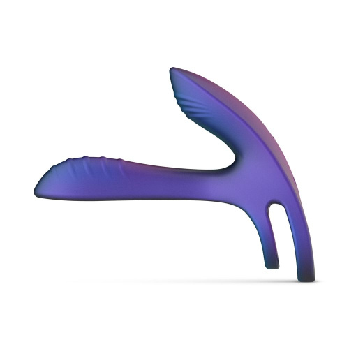Фиолетовое эрекционное виброкольцо с клиторальной подушечкой Infinity Ignite фото 4
