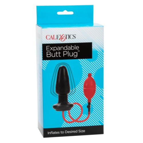 Анальная пробка Expandable Butt Plug с функцией подкачки - 9,5 см. фото 4