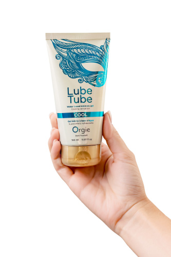 Интимный гель на водной основе Lube Tube Cool с охлаждающим эффектом - 150 мл. фото 6