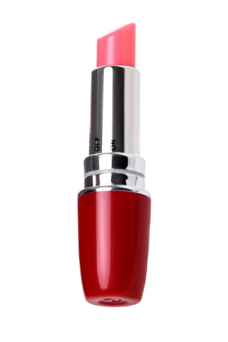 Красный мини-вибратор в форме губной помады Lipstick Vibe фото 3
