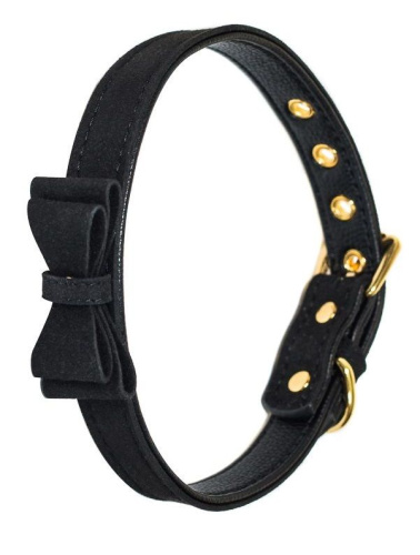 Черный ошейник Decadence с бабочкой Черный ошейник Decadence с бабочкой