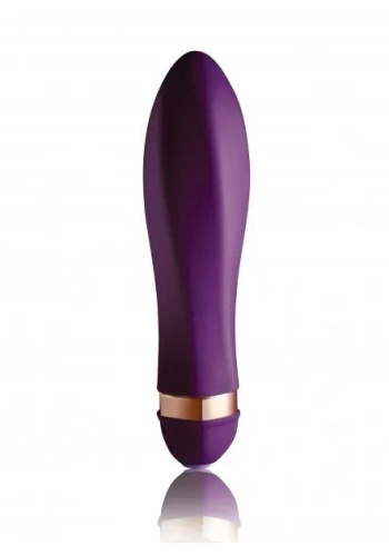 Фиолетовый закрученный мини-вибратор Twister - 14 см. фото 2