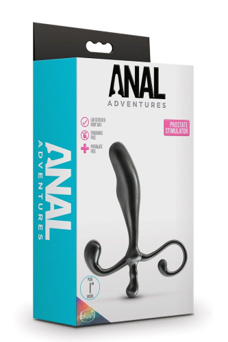 Черный стимулятор простаты Prostate Stimulator - 12,7 см. фото 5