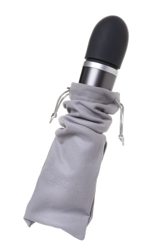 Серый жезловый вибратор Le Stelle HIDRA с нагревом фото 6