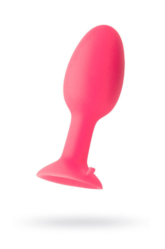 Розовая пробка POPO Pleasure со встроенным вовнутрь стальным шариком - 10,5 см. фото 3