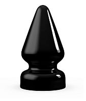 Чёрный анальный плаг большого размера MAGNUM 2 - 14 см.