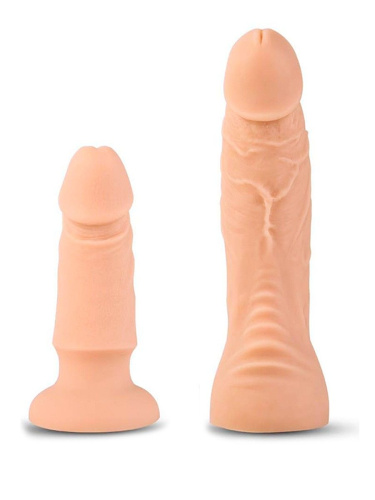 Женский страпон с 2 насадками, вибрацией и пультом ДУ фото 6 Женский страпон с 2 насадками, вибрацией и пультом ДУ фото 6