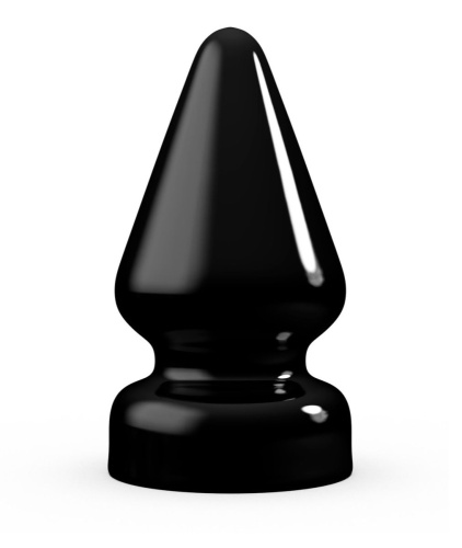 Чёрный анальный плаг большого размера MAGNUM 2 - 14 см.