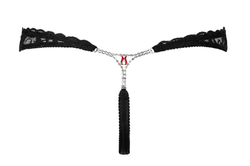 Трусики-стринги Armena с металлическим украшением сзади фото 4