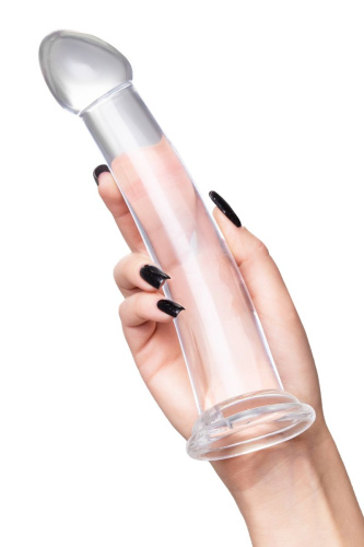 Прозрачный нереалистичный фаллоимитатор Jelly Dildo XL - 22 см. фото 5